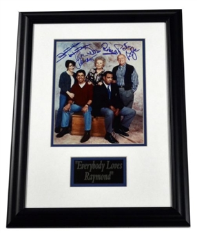 Multi-Signed and Framed ‘Everybody Loves Raymond’ 8x10 Cast Photo (5 Signatures including Ray Romano and Peter Boyle)